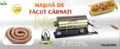 Masina De Facut Carnati Micul Fermier 5.5kg INOX 4 palnii YG-2010PA foto