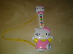 Hello Kitty 31 cm chitara muzicala jucarie copii