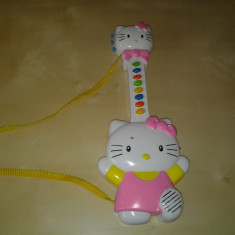 Hello Kitty 31 cm chitara muzicala jucarie copii