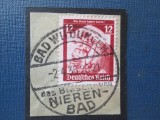 TIMBRE GERMANIA -SAARLAND 1947-1959 STAMPILA BAD WILDUGEN, Stampilat