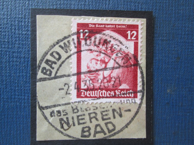 TIMBRE GERMANIA -SAARLAND 1947-1959 STAMPILA BAD WILDUGEN foto