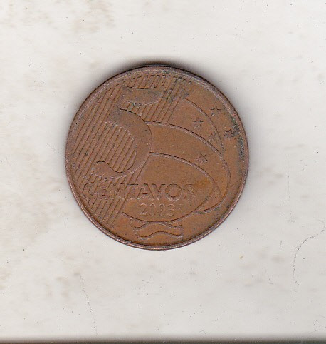 bnk mnd Brazilia 5 centavos 2003