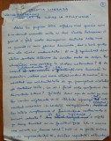 Manuscris al lui Ovidiu S. Crohmalniceanu, Cronica literara, 9 pagini