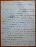 Manuscris al lui Ovidiu S. Crohmalniceanu, Cronica literara, 9 pagini