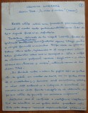 Manuscris al lui Ovidiu S. Crohmalniceanu , Cronica literara , 9 pagini