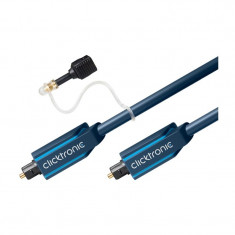 Cablu optic Toslink Clicktronic, adaptor 3.5 mm, 10 m foto