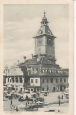 BRASOV , PRIMARIA , PIATA ,CARUTE , ED. H. ZEIDNER , BRASOV , CIRC.1914 foto