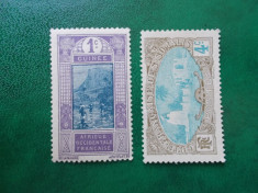 Franta colonii Guinea Somalia peisaje - nestampilate MNH foto