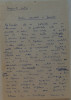 Manuscris al scriitorului Eugen Simion , Lumea paralela a formelor , 11 pagini