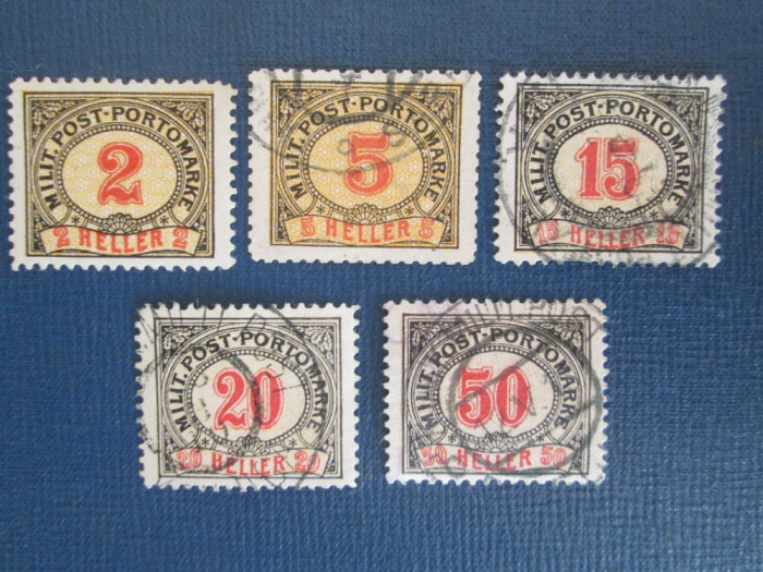 TIMBRE AUSTRIA=OCUPATIA BOSNI=1902=PORTO