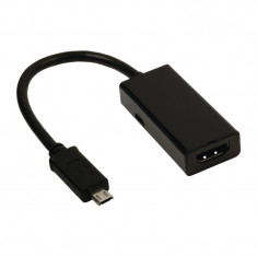 Adaptor MHL-HDMI Valueline, mufa micro USB-B, 20 cm foto