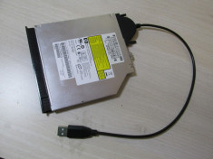 unitate optica externa DWD RW laptop cu cablu USB foto