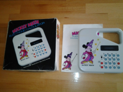 Mickey Mouse calculator copii 22.5 cm foto