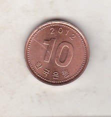 bnk mnd Coreea de Sud 10 won 2012