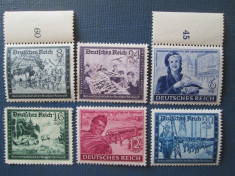 TIMBRE GERMANIA REICH 1933=1945 SET MNH foto