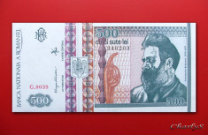 ROMANIA - 500 Lei 1992 - UNC foto