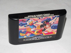 Joc SEGA Megadrive - World of Illusion Starring Disney&amp;#039;s Mickey Mouse foto