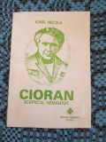 Ionel NECULA - CIORAN SCEPTICUL NEMANTUIT (TECUCI, 1995)