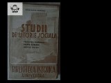 Constantin Giurescu, Studii de istorie sociala, Biblioteca istorica Universul