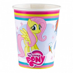 8 Pahare carton 266ml My Little Pony Rainbow foto