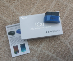 Interfata diagnoza Vgate iCar 3 Bluetooth OBDII OBD2 ELM327 pt. Android iOS PC foto