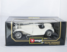 Macheta Alfa romeo 2300 spider 1932 Burago scara 1 : 18 foto