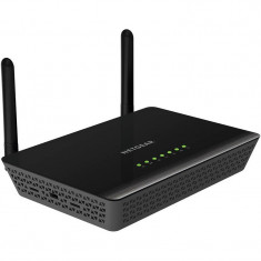 Router wireless NetGear D3600 N600 ADSL2+ Gigabit Dual-Band Black foto