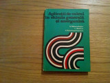 APLICATII DE CALCUL IN CHIMIA GENERALA SI ANORGANICA - V. Marculetiu - 1976, Alta editura