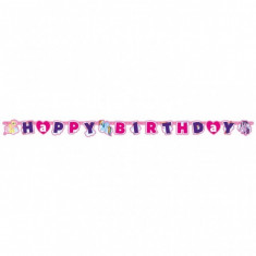 Banner My Little Pony cu litere decupate Happy Birthday 180cm foto