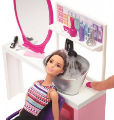 MATTEL Papusa Barbie Beauty Salon DTK04 foto