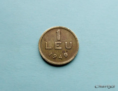 ROMANIA - 1 Leu 1949 foto