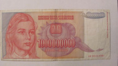 CY - Miliard 1000000000 dinara / dinari 1993 Iugoslavia Yugoslavia foto