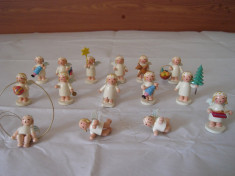 figurine-miniaturi lemn vintage EXPERTIC (set 15 buc) foto