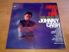 JOHNNY CASH - RING OF FIRE THE BEST OF (1963,CBS,Mad e in UK) vinil vinyl foto