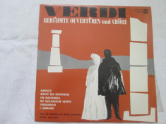 Verdi - Ouverture Et Ch?rs _ vinyl,LP,Elvetia foto