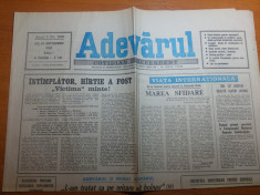 ziarul adevarul 20 septembrie 1990 foto