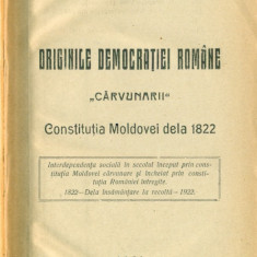 Originile Democratiei Romane "Carvunarii" -D.V.BARNOSCHI