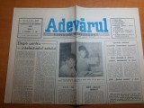 ziarul adevarul 16 septembrie 1990-art. de vorba cu presedintele iliescu