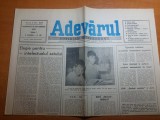 Ziarul adevarul 16 septembrie 1990-art. de vorba cu presedintele iliescu