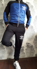 Trening Adidas allcourt Albastru-negru.Bumbac Barbati S M L XL XXL foto