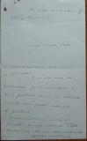 Scrisoare a Generalului Grigore Constandache catre I. C. Filitti , 1935