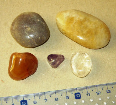 Colectie de minerale mici - pietre semipretioase - 2+1 gratis - RBK18089 foto