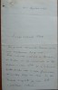 Scrisoare a Generalului Constandache catre I. C. Filitti, 1936