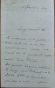 Scrisoare Gen. Grigore Constandache catre I.C. Filitti, 1930 + Procesul Codreanu &amp; Nicadori. Autograf istoric rar!
