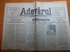 ziarul adevarul 9 octombrie 1990 foto