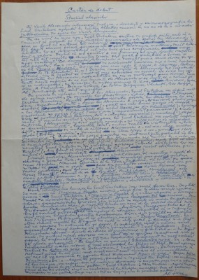 Manuscris al criticului si scriitorului Alexandru Piru, Cartea de debut, Studiul clasicilor foto