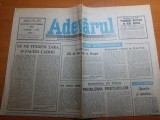 Ziarul adevarul 24 octombrie 1990- art. &quot;nu ne vindem tara,o facem cadou &quot;