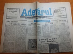 ziarul adevarul 13 decembrie 1990-art. despre victimele revoutiei