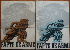 Fapte de arme , Editura Gorjan , 1943 , 2 volume ; Campania din Est foto