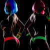 Bikini G-string Sexy Dantela Transparenta: Chiloti tanga, boxeri florali. Dama, albastru, rosu, portocaliu, verde, alb
